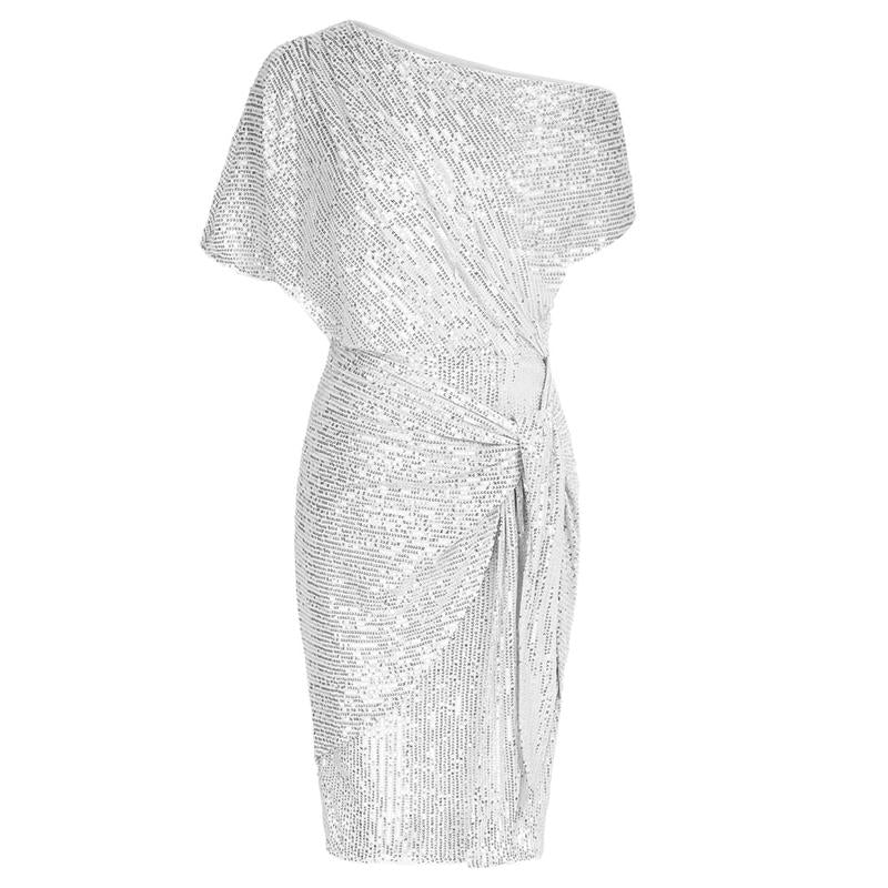 AURELIA™ - Elegant Sequined Off-Shoulder Bodycon Party Dress