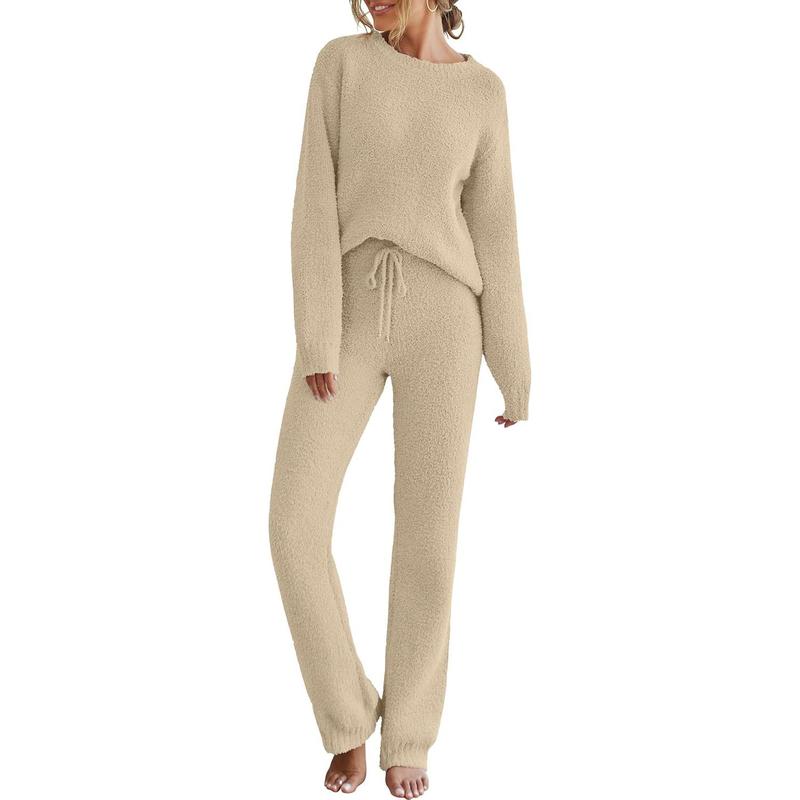 ANGEL™ - Women's Cozy Pajama Set Fuzzy Fleece 2-Piece Lounge Sweater for Winter