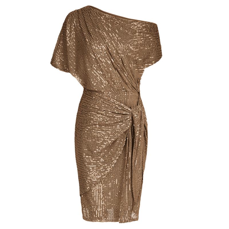 AURELIA™ - Elegant Sequined Off-Shoulder Bodycon Party Dress