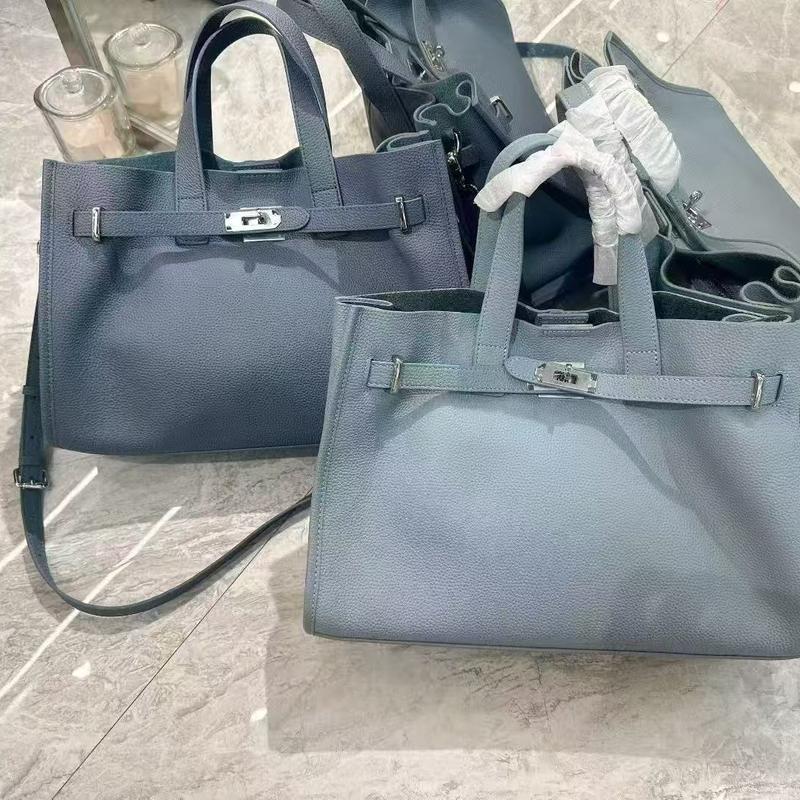 BEVERLEY™ - Large Capacity Genuine Cowhide Leather Tote Bag for Work & Travel