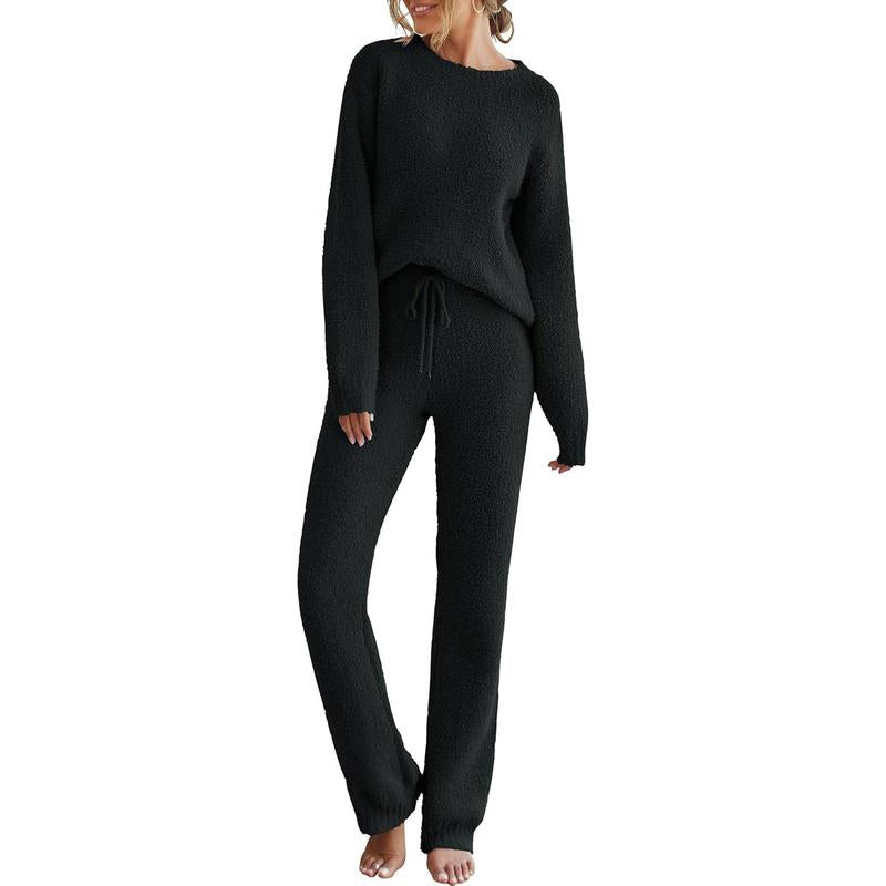 ANGEL™ - Women's Cozy Pajama Set Fuzzy Fleece 2-Piece Lounge Sweater for Winter