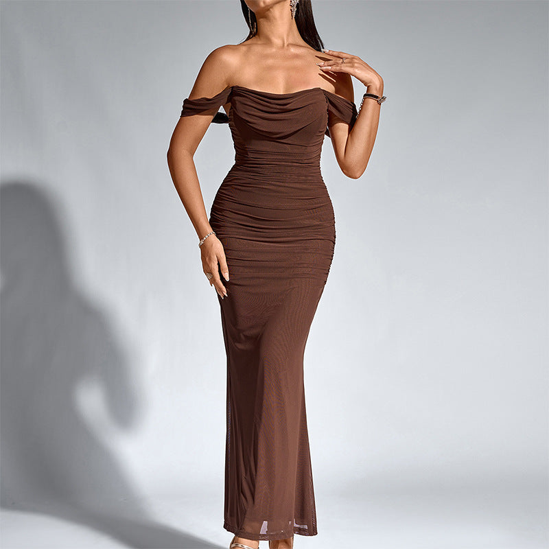 EUNOIA™ - Elegant Off Shoulder Backless Mermaid Dress