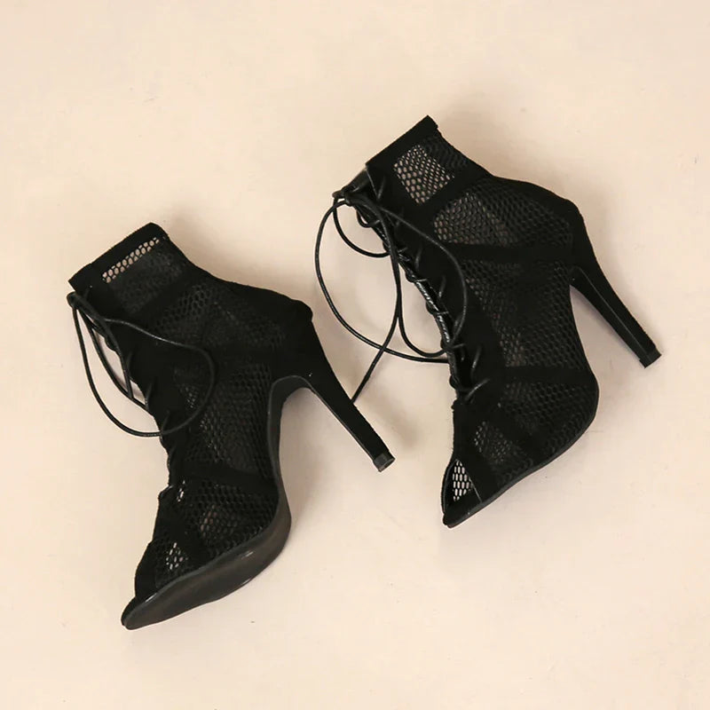 GAYLE™ – Elegant Mesh High Heels