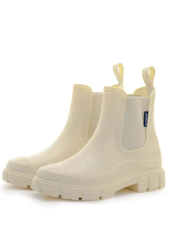 NESSA™ - Women’s Fashionable Ankle Boots Solid Color Waterproof Non-Slip